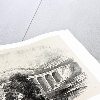 The Caledonian Railway: The Dry Sands Viaduct, UK, 1847 by Anonymous