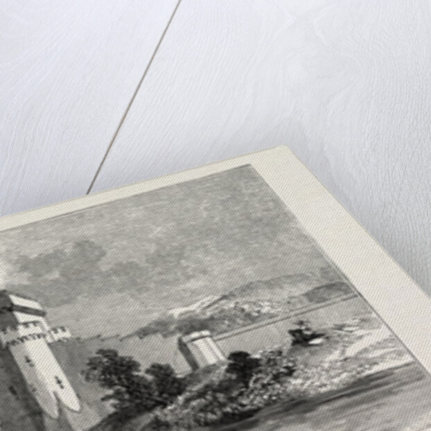 Stephenson's Iron Tunnel Railway Bridge, Conway, 1846 by Anonymous