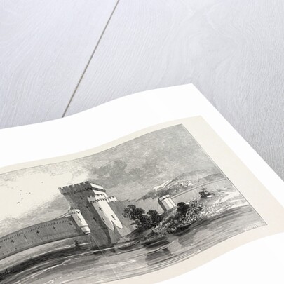 Stephenson's Iron Tunnel Railway Bridge, Conway, 1846 by Anonymous