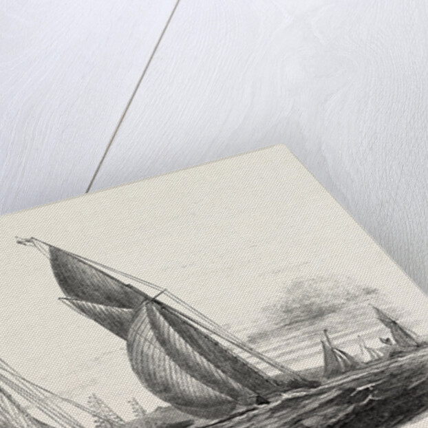 Royal Western Yacht Club, in Mount's Bay, the Grand Turk, and the Lily of Devon. Drawn by Mr. N.M. Condy. 1846 by Anonymous