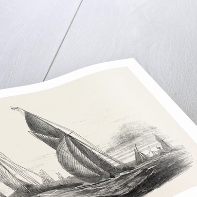 Royal Western Yacht Club, in Mount's Bay, the Grand Turk, and the Lily of Devon. Drawn by Mr. N.M. Condy. 1846 by Anonymous