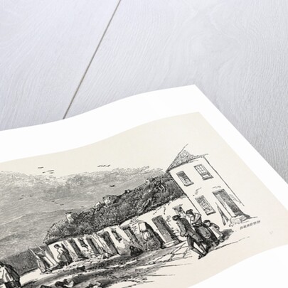 Old Chapel Road, Dungarvan, a Scene of the Late Food Riots, 1846 by Anonymous