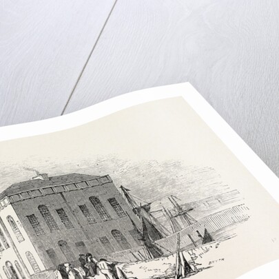 The Mall and Mall House, Youghal, a Scene of the Late Food Riots, 1846 by Anonymous