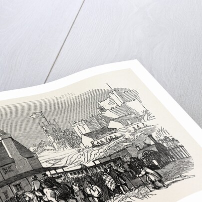 Opening of the Lancaster and Carlisle Railway: Lancaster Station, UK, 1846 by Anonymous