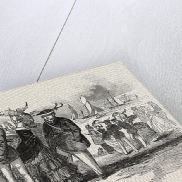 Yachting in the Isle of Wight: Group of Yachtsmen, 1846 by Anonymous