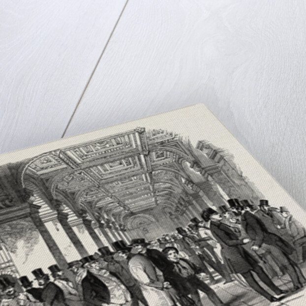 The Merchants' Walk (South West Angle), Royal Exchange. UK, 1847 by Anonymous