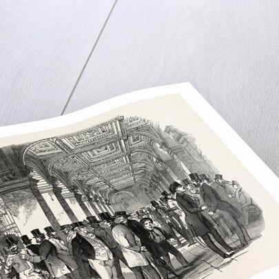 The Merchants' Walk (South West Angle), Royal Exchange. UK, 1847 by Anonymous