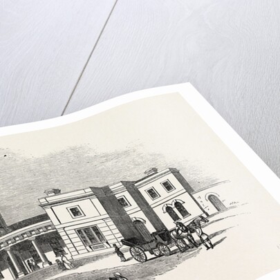 The East Anglian Railway: The Station at Ely, UK, 1847 by Anonymous