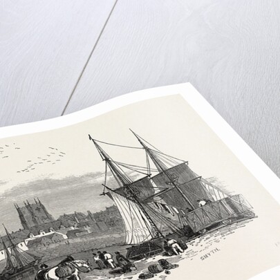 The East Anglian Railway: The Port of Lynn and the Harbour Branch of the Railway, UK, 1847 by Anonymous
