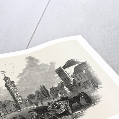 The New Clock Tower, at Epsom, UK, 1847 by Anonymous