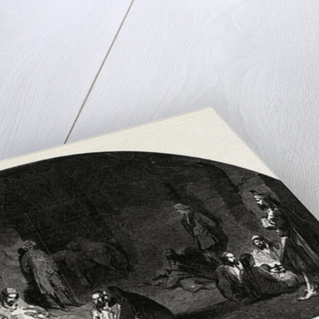 Scene from the Camp of Silesia, at Astley's. (the Pandours' Cavern.), 1847 by Anonymous