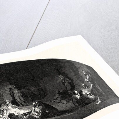 Scene from the Camp of Silesia, at Astley's. (the Pandours' Cavern.), 1847 by Anonymous