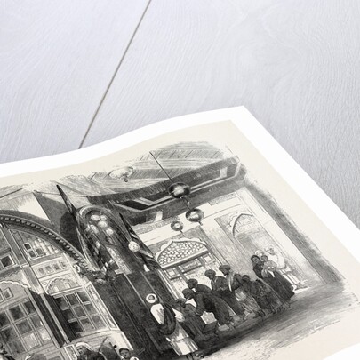 Tomb of a Mussulman; Interior of the Tomb of the Father of Sheik Imaum-Oo-Deen, Late Governor of Cashmere Under Shere Singh, 1858 by Anonymous