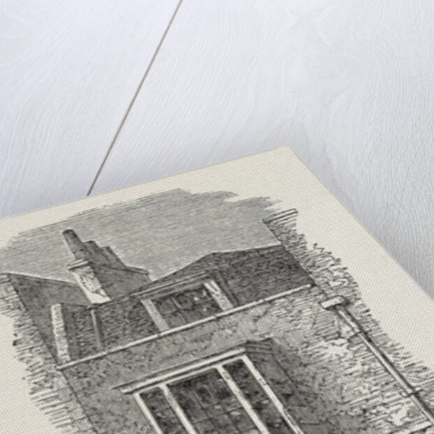 Milton's House in Barbican, UK, 1864 by Anonymous