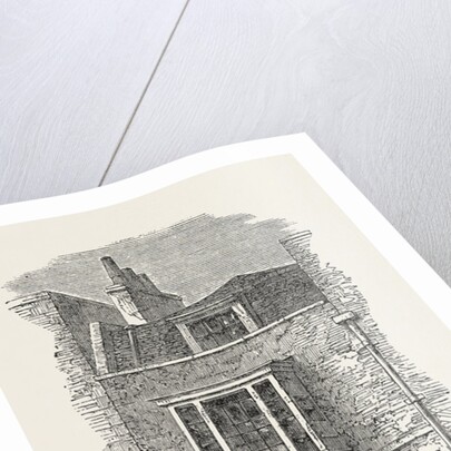 Milton's House in Barbican, UK, 1864 by Anonymous