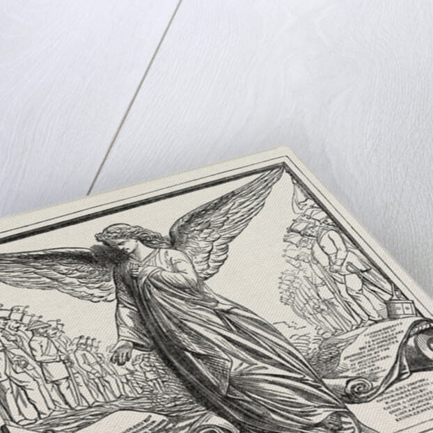 Monument in St. Paul's Cathedral to the Officers of the 77th (East Middlesex) Regiment Killed in the Crimea, 1864 by Anonymous