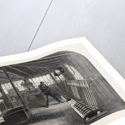 Interior of the A.B. Signal-Box of the South Eastern Railway at the London Bridge Station, London, 1866 by Anonymous
