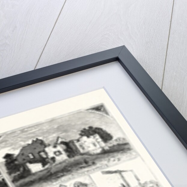 Professor Willis and Party in the Crypt of Rochester Cathedral. Malling Abbey. Leybourne Church and Castle. Yard of Ancient Hostelry. 1863 by Anonymous