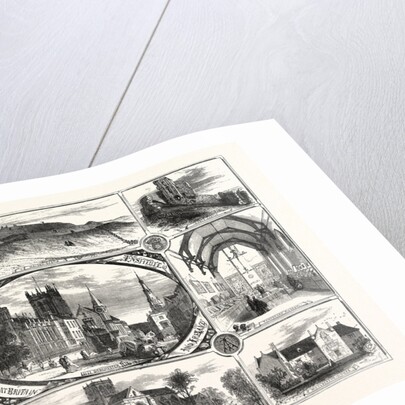 Sherborne Abbey Church and Castle. Woolverton House. Corfe Castle. Roman Amphitheatre. Wimborne Minster by Anonymous