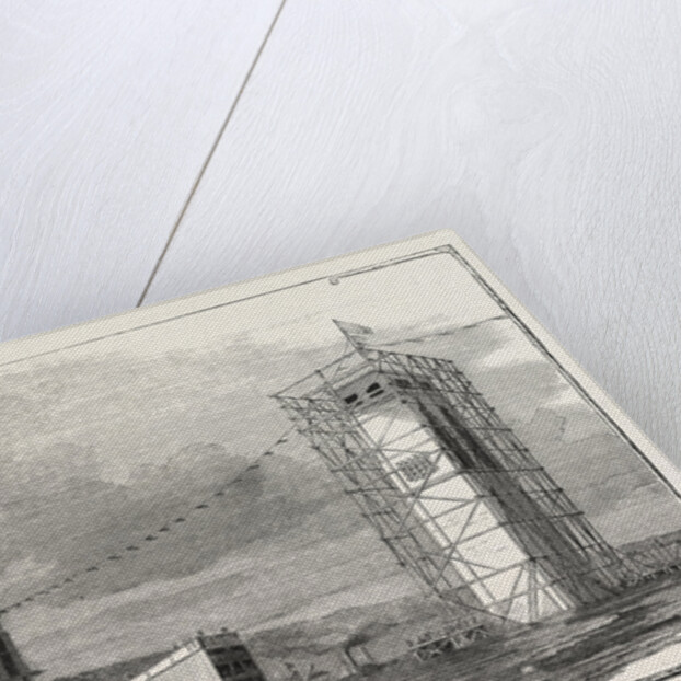 The Britannia Bridge: Nearing the Bridge, 1849 by Anonymous