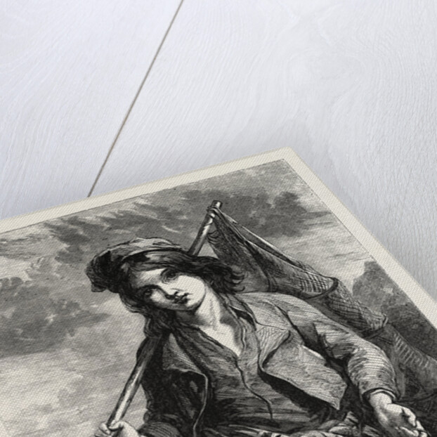 A Neapolitan Fisher Boy., Exhibition of the Society of British Artists in Suffolk Street, London, 1855 by Anonymous