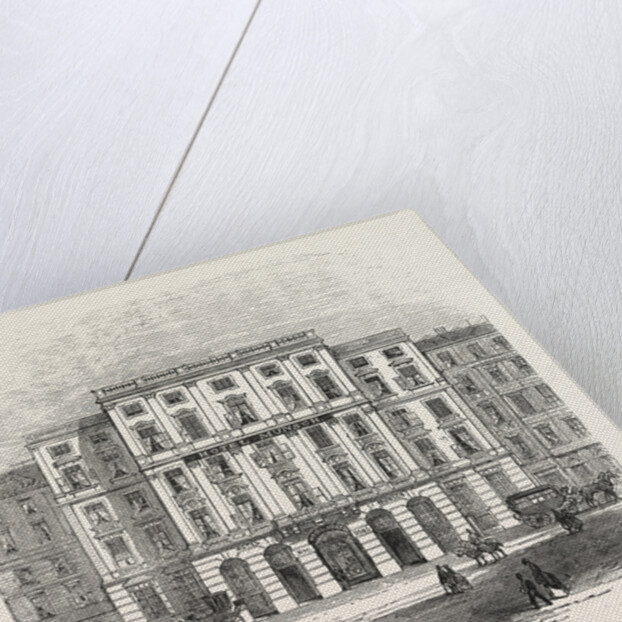 The Hotel Munsch, at Vienna, Austria, 1855 by Anonymous