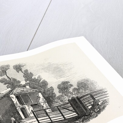 Toll House, Near Gloucester, Struck Ry Lightning, UK, 1846 by Anonymous