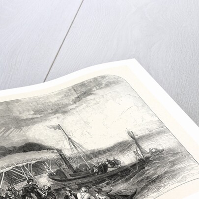 The New Holland Ferry on the Humber, Belonging Tothe Manchester, Sheffield, and Lincolnshire Railway, UK, 1848 by Anonymous