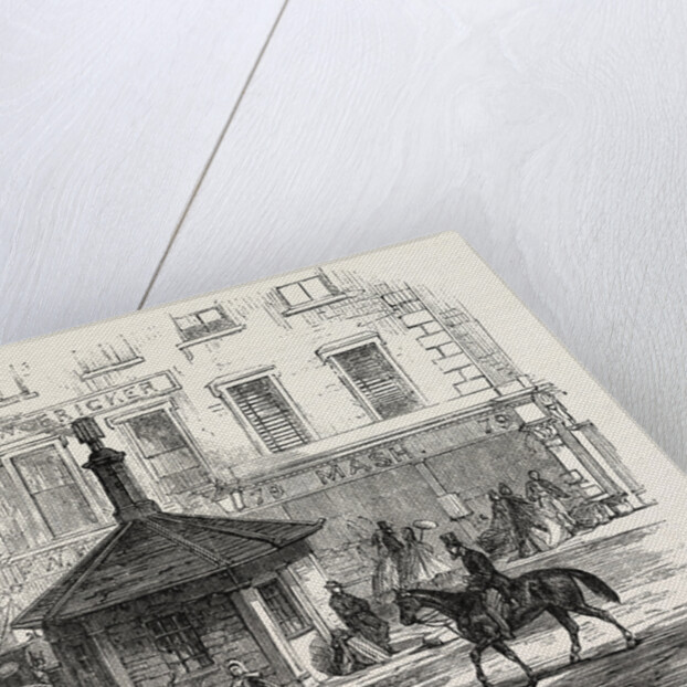 Turnpike Gates in and Near London Just Demolished: Notting Hill Gate, UK, 1864 by Anonymous