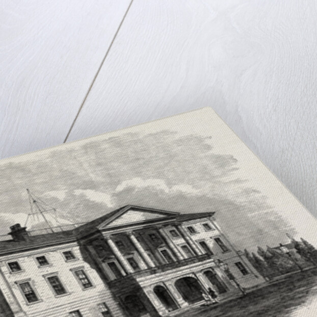 Province Building, Charlotte Town, Prince Edward Island, 1864 by Anonymous