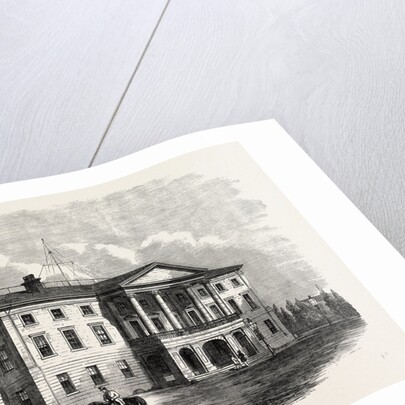 Province Building, Charlotte Town, Prince Edward Island, 1864 by Anonymous