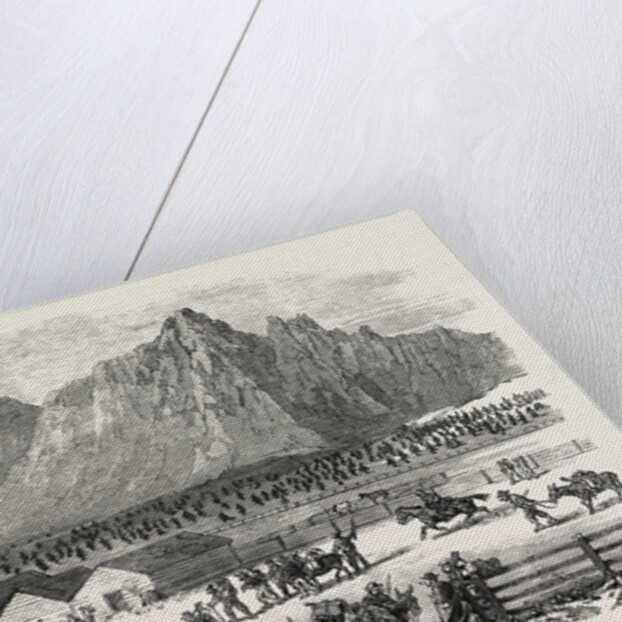 Sketches in British Columbia: Scene at the Fountain Near Parsonville, Fraser River, 1864 by Anonymous