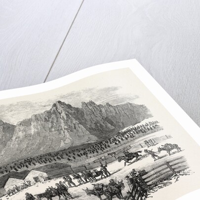 Sketches in British Columbia: Scene at the Fountain Near Parsonville, Fraser River, 1864 by Anonymous