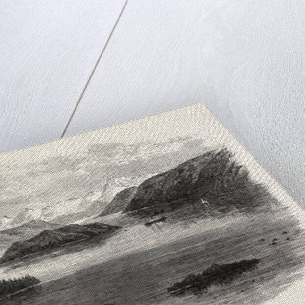 Sketches from British Columbia: Harrison Lake, with the Cascade Mountains in the Distance, 1864 by Anonymous