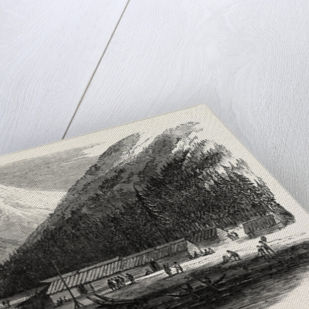 Sketches from British Columbia: Indian Village, Douglas Lake, 1864 by Anonymous