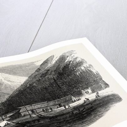 Sketches from British Columbia: Indian Village, Douglas Lake, 1864 by Anonymous