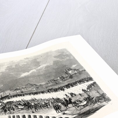 The Queen's Visit to Jersey. Landing of Her Majesty at the Albert Pier, St. Helier. 1859 by Anonymous