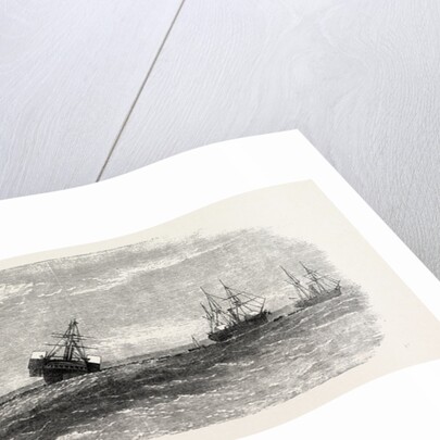 Wreck of the Royal Mail Steamship Paramatta on the Horseshoe Reef, Near Anagado, One of the West India Islands, 1859 by Anonymous
