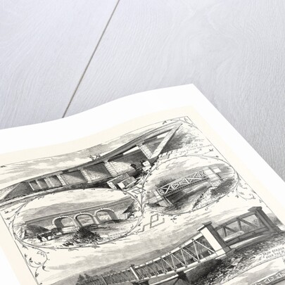 Scenes on the New Railway in Japan Between Osaka and Kobe by Anonymous