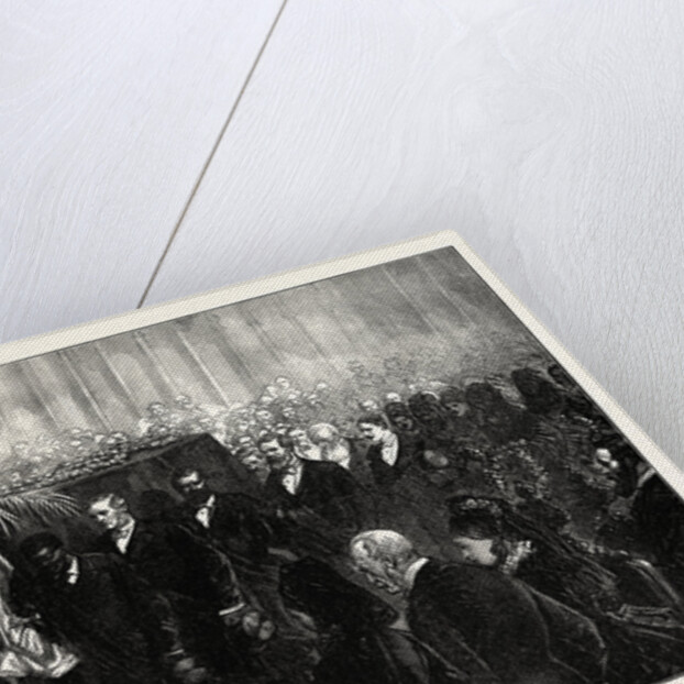 Funeral of Dr. Livingstone in Westminster Abbey, London, 1874 by Anonymous