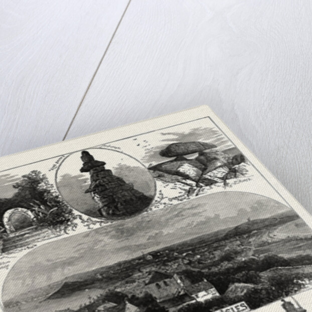 Sketches in the Scilly Isles, 1874. Chrysalis Rock, Star Castle, St. Agnes Lighthouse, Summer House, Tresco Abbey by Anonymous