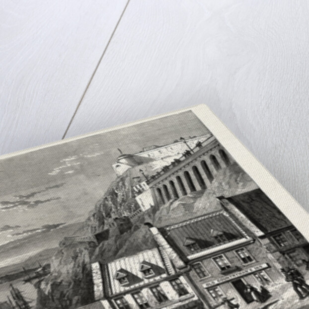 The Visit of the Prince of Wales to Canada: The Citadel of Quebec, from Prescot Gate, 1860 by Anonymous