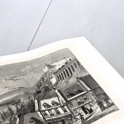 The Visit of the Prince of Wales to Canada: The Citadel of Quebec, from Prescot Gate, 1860 by Anonymous