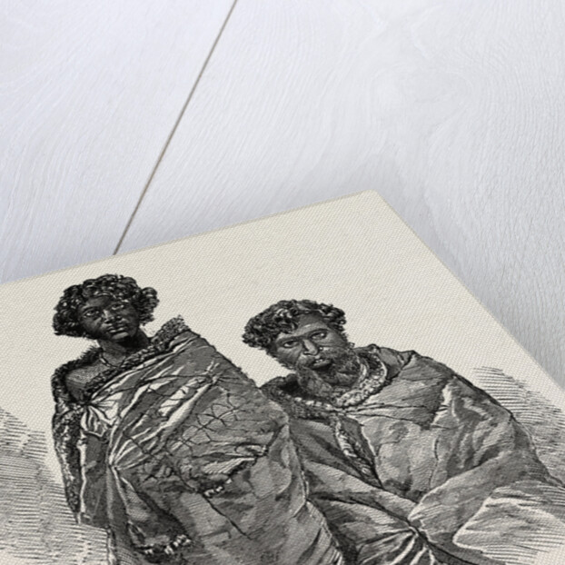 Aboriginal Australians. Old and Young Man. Port Phillip, 1850 by Anonymous