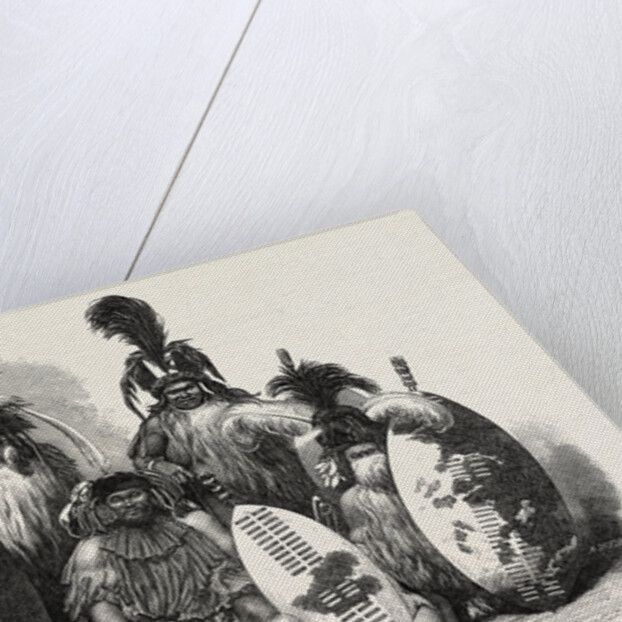 Zulu Kaffirs of Natal, South Africa, 1865 by Anonymous