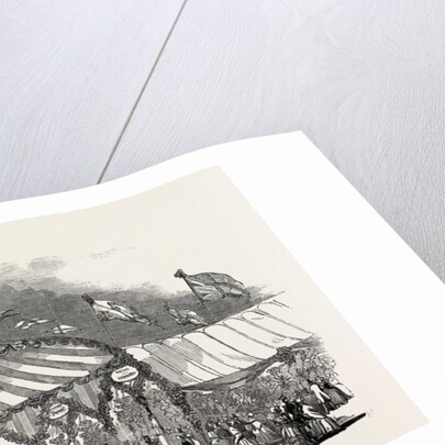 The Northumberland and Newcastle Horticultural Society's Flower-Show. Rotunda of the Tent. UK, 1846 by Anonymous