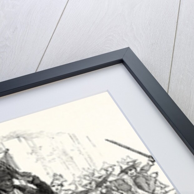 The War in Kaffirland: Muster of the Malay Volunteers in the Main Barracks, Cape Town, May 6, South Africa, 1846. by Anonymous