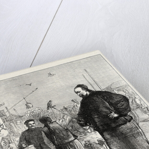 Sketches in China: Street Scene in Pekin (Beijing), 1873 by Anonymous