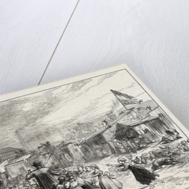 Sketches in Berlin: Squatters' Village in the Schlaechter-Weise, Germany, 1873 by Anonymous