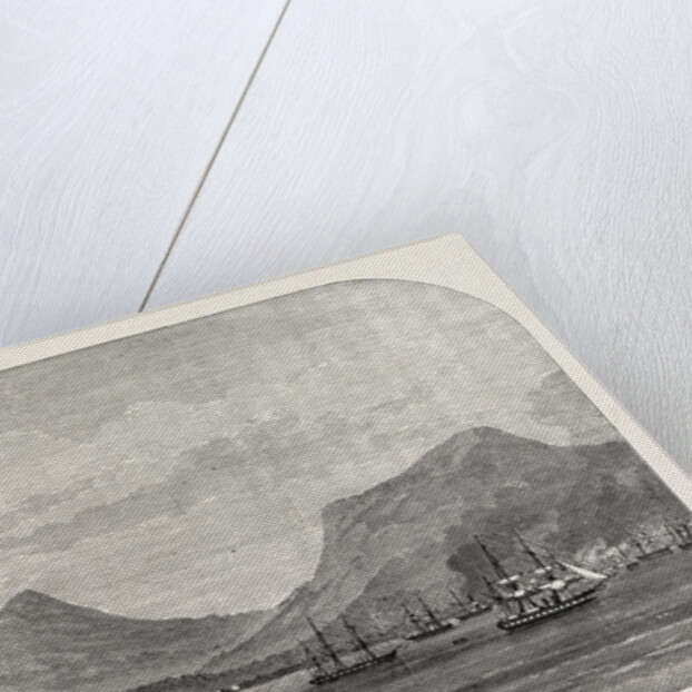 The Dutch War in Sumatra: Bombardment of Acheen by the Dutch Fleet, 1873 by Anonymous